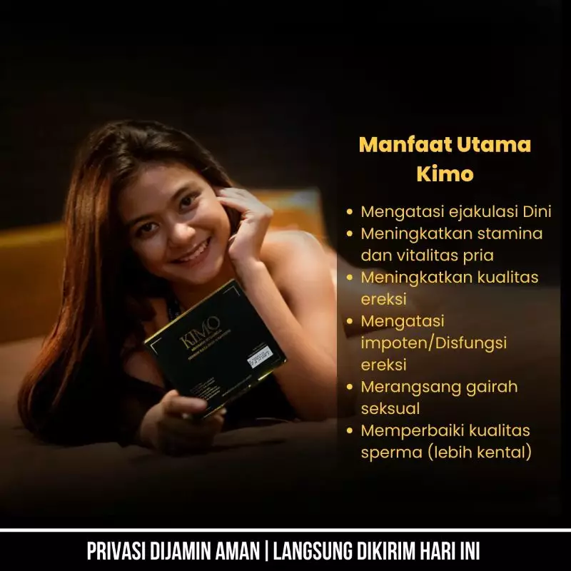 Ini Obat Kuat Herbal Kimo yang Viral dan Bikin Pria Tahan Lama